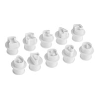 Ateco 10-Piece Plastic Number Plunger Cutter Set 5872