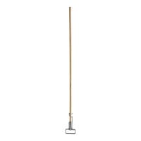 Lavex 60" Wooden Mop Handle with Wire Clamp