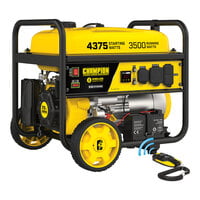 Champion Power Equipment 212 CC Gasoline-Powered Portable Generator with Electric / Recoil Start 200964 - 4,375 / 3,500W, 120V