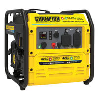 Champion Power Equipment 224 CC Dual Fuel Open Frame Portable Inverter Generator with ParaLink Ports 200977 - 4,250 / 3,500W, 120V
