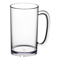 Choice 20 oz. SAN Plastic Beer Mug - 12/Case
