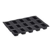 Pavoni Pavoflex 15 Compartment Lovely Silicone Baking Mold PX4363S - 3 1/8" x 1 11/16" x 1 7/16" Cavities