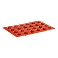 Pavoni Formaflex 24 Compartment Round Silicone Baking Mold FR004 - 1 3/16" x 11/16" Cavities