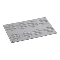 Pavoni Gourmand 8 Compartment Honeycomb Silicone Baking Mold GG047S - 2 11/16 inch x 2 3/8 inch x 1/16 inch Cavities