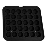 Pavoni PIASTRA26 30 Compartment Round Insert Plate for Cookmatic - 1 7/8" x 3/4" Cavities