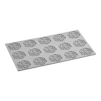 Pavoni Pavodecor 15 Compartment Leaves Silicone Baking Mold PR002S - 1 15/16" x 1/16" Cavities