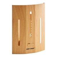 Lavex Zap N Trap Bamboo Rectangular Wall Sconce Insect Light Trap with 2 Glue Boards and 800 sq. ft. Coverage - 18W