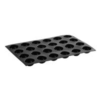 Pavoni Pavoflex 24 Compartment Semi-Sphere Silicone Baking Mold PX001 - 2 3/4 inch x 1 1/2 inch Cavities