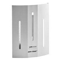 Lavex Zap N Trap Silver Rectangular Wall Sconce Insect Light Trap with 2 Glue Boards and 800 sq. ft. Coverage - 18W