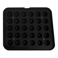 Pavoni PIASTRA2 30 Compartment Round Insert Plate for Cookmatic - 1 1/2" x 3/4" Cavities