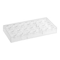 Pavoni Praline 21 Compartment Dome Polycarbonate Candy Mold PC37FR - 1 1/16" x 15/16" Cavities