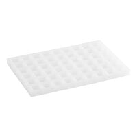Pavoni Chocoflex 54 Compartment Cube Silicone Chocolate Mold LS02 - 15/16" x 15/16" x 1/2" Cavities