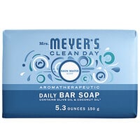 Mrs. Meyer's Clean Day 353170 5.3 oz. Rainwater Soap Bar - 12/Case