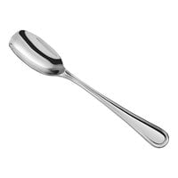 Acopa Edgeworth 9 1/4" 18/8 Stainless Steel Extra Heavy Weight Solid Serving Scoop