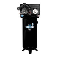 Industrial Air 60 Gallon Stationary Vertical Cast Iron Single-Stage Air Compressor ILA4546065 - 4.7 hp, 240V