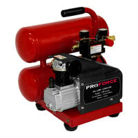 ProForce 4 Gallon Portable Horizontal Twin-Stack Steel Single-Stage Air Compressor VSF1080421 - 1 hp, 120V