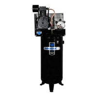 Industrial Air 60 Gallon Stationary Vertical Steel Two-Stage Air Compressor with Thermal Overload Protection IV5076055 - 5 hp, 230V