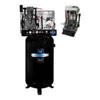 Industrial Air 80 Gallon Stationary Vertical Cast Iron Two-Stage Air Compressor with Integrated Control Panel IV5048055 - 5 hp, 230V