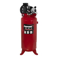 Powermate 60 Gallon Stationary Vertical Steel Single-Stage Air Compressor PLA3706056 - 3.7 hp, 230V