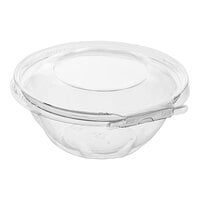 Inline Plastics Safe-T-Fresh 24 oz. Tamper-Resistant, Tamper-Evident Bowl with Hinged Dome Lid - 150/Case