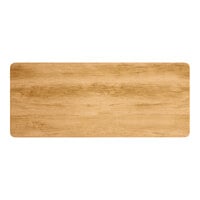 Lancaster Table & Seating 30" x 72" Rectangular Thermo-Formed MDF Table Top with Maple Finish