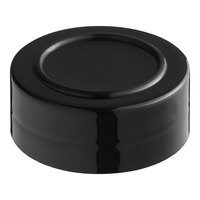 43/485 Black Unlined Polypropylene Spice Cap - 1400/Case