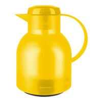 EMSA Samba 33.8 oz. Transparent Yellow Polypropylene Vacuum Insulated Carafe 58.4517.9061