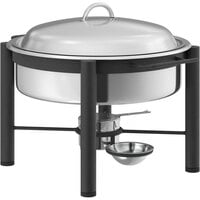 Acopa 6 Qt. Wrought Iron Pillar Round Chafer