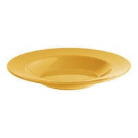 Acopa Foundations 16 oz. Yellow Wide Rim Melamine Pasta Bowl - 12/Pack