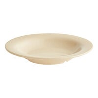 Acopa Foundations 13 oz. Tan Wide Rim Melamine Salad Bowl - 12/Pack