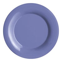 Acopa Foundations 9 1/4" Purple Wide Rim Melamine Plate - 12/Pack