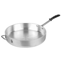 Vollrath 68737 Wear-Ever Classic Select 7.5 Qt. Straight Sided Heavy-Duty Aluminum Saute Pan with TriVent Silicone Handle