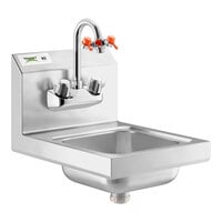 Regency 12" x 16" Wall Mounted Hand Sink with G1100 Eyewash Station