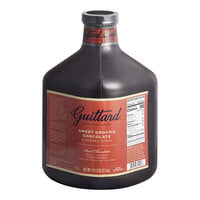 Guittard Sweet Ground Dark Chocolate Flavoring Sauce 101 fl. oz.