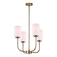 Canarm Novalee 4-Light Gold Chandelier - 120V, 60W