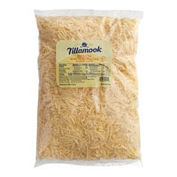 Tillamook Shredded Medium White Cheddar Cheese 5 lb. Bag - 4/Case
