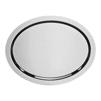 WMF by BauscherHepp Classic 20 5/16" x 15 1/2" Oval Stainless Steel Serving Tray