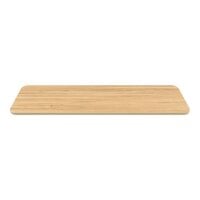 WMF Quadro 21 inch x 6 11/16 inch x 5/16 inch Melamine Wood Grain Plate