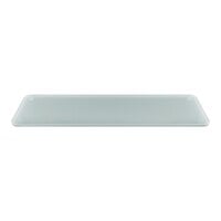 WMF Quadro 21 inch x 6 11/16 inch x 5/16 inch Satin Glass Plate