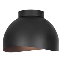 Canarm Henlee Matte Black 2-Light Flush Mount Light - 120V, 60W