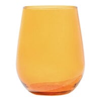Tossware Reserve Go-To 16 oz. Amber Tritan™ Plastic Stemless Wine Glass - 24/Case