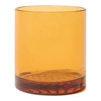 Tossware Reserve Go-To 12 oz. Amber Tritan™ Plastic Rocks / Old Fashioned Glass - 24/Case