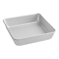 Wilton Performance Pans 8" x 8" x 2" Square Anodized Aluminum Straight Sided Cake Pan 191003097
