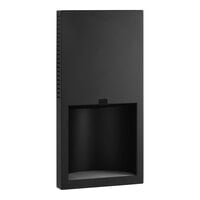 Bobrick TrimLineSeries Matte Black No Touch Recessed Hand Dryer with Alcove