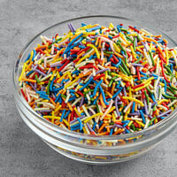 Supernatural Rainbow Crunchies All-Natural Sprinkles 25 lb.