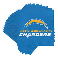 Creative Converting Los Angeles Chargers 2-Ply Luncheon Napkin - 192/Case