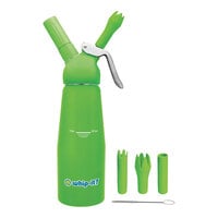 Whip-It Armor 0.5 Liter Green Rubber-Coated Aluminum Whipper DC-Amr-H09R