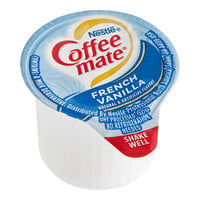 Nestle Coffee-Mate French Vanilla Single Serve Non-Dairy Creamer - 180/Case