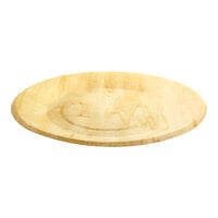 Front of the House Servewise 8 1/2" Compostable Wood Round Plate - 200/Case