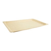 Front of the House Servewise 15 3/4" x 11" Compostable Wood Platter - 50/Case